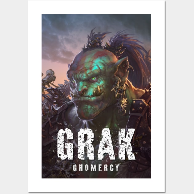 Grak: Gnomercy Wall Art by Joseph J Bailey Author Designs